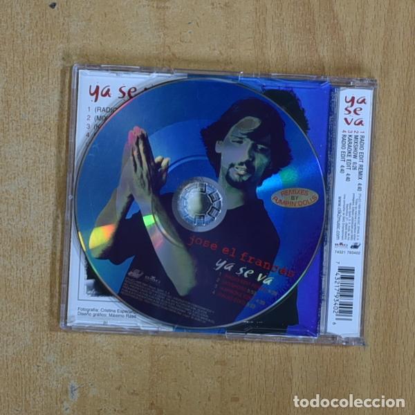 CDs de m&uacute;sica: JOSE EL FRANCES - YA SE VA - CD SINGLE - Foto 2