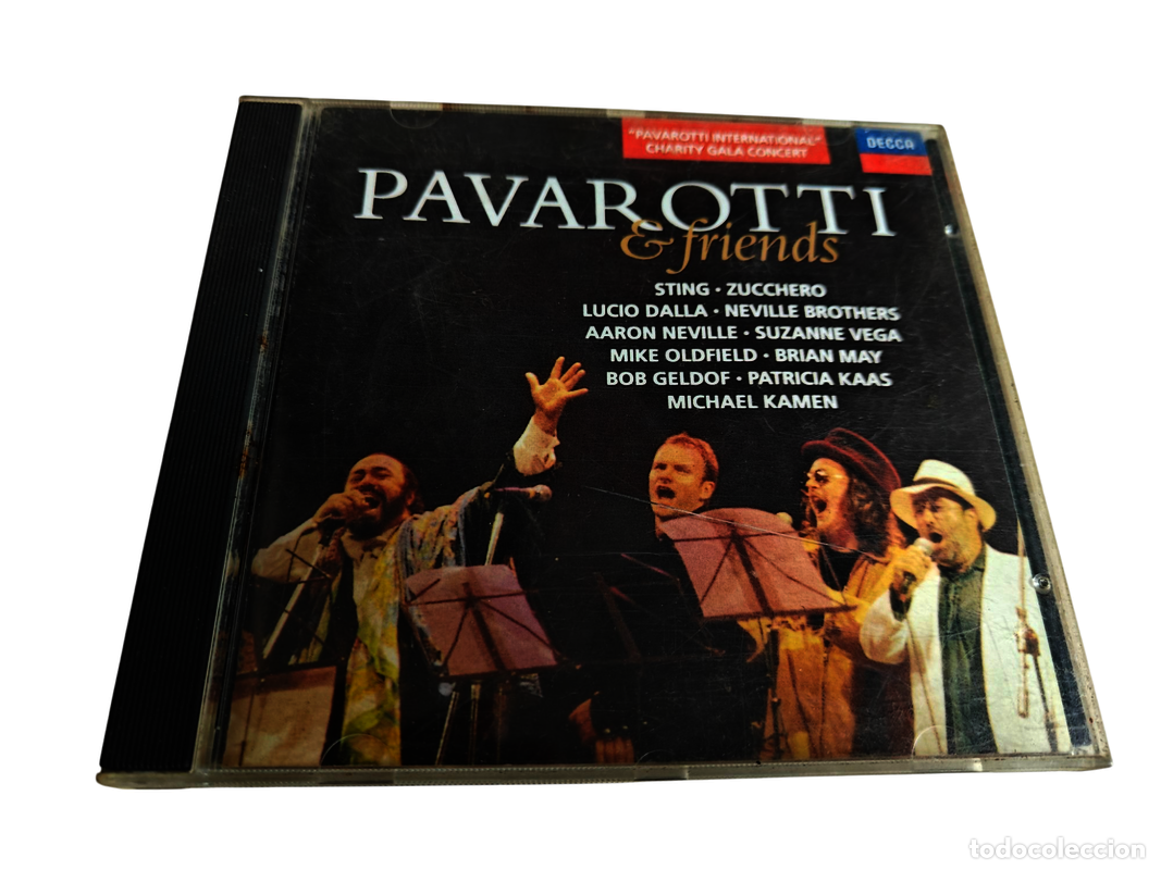 CDs de m&uacute;sica: SCD210 Pavarotti & Friends CD SEGUNDA MANO