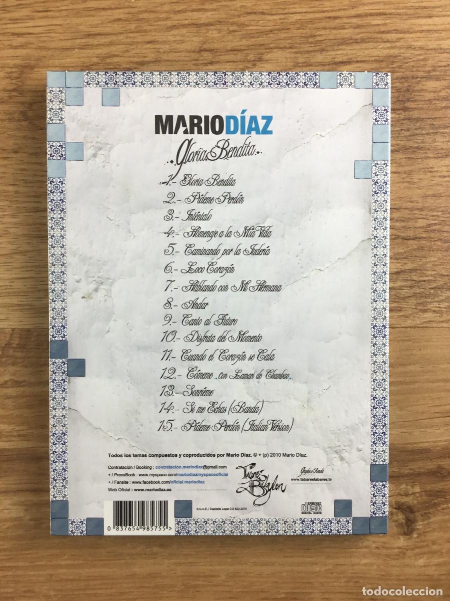 CDs de m&uacute;sica: MARIO D&Iacute;AZ - GLORIA BENDITA - CD - Foto 2