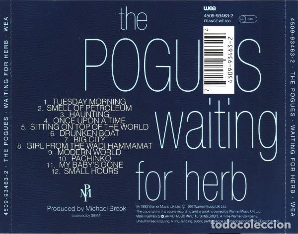 CDs de m&uacute;sica: The Pogues - Waiting for Herb - Foto 2