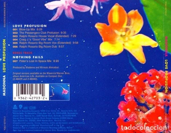 CDs de m&uacute;sica: Madonna - Love Profusion - Foto 2