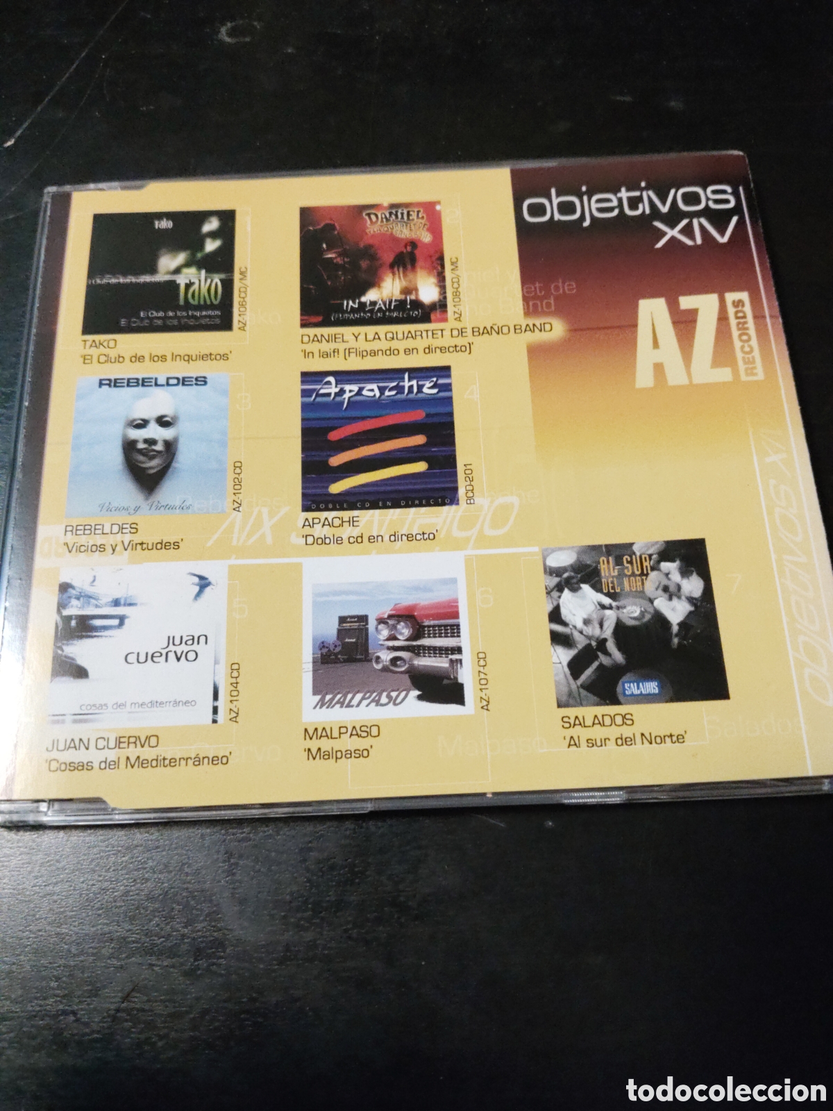 CDs de m&uacute;sica: Objetivos XIV Cd compilation promo 1999 Espa&ntilde;a - Foto 1