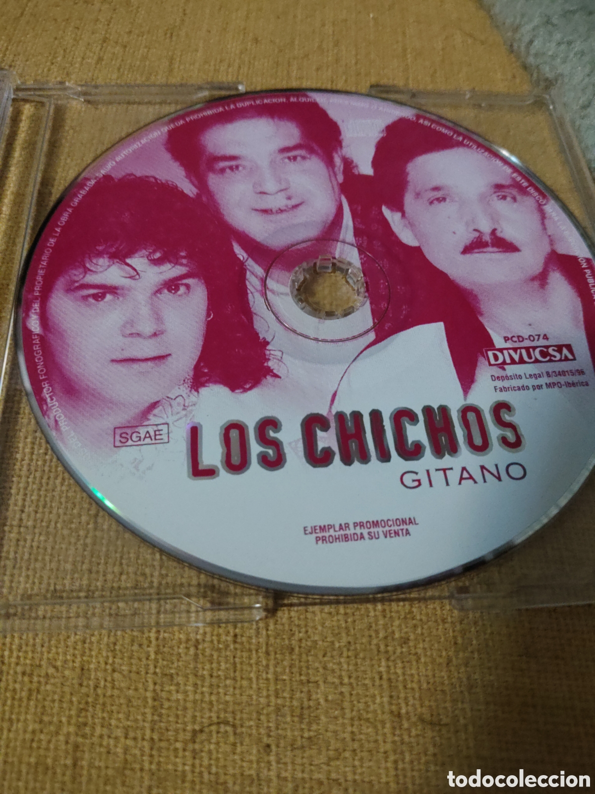 CDs de m&uacute;sica: Los Chichos&nbsp;&ndash;&nbsp;Gitano Cd single promo 1996 Espa&ntilde;a - Foto 2