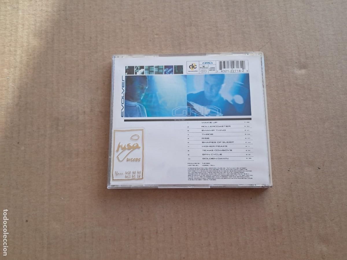 CDs de m&uacute;sica: GRID - EVOLVER CD 1994 - Foto 3