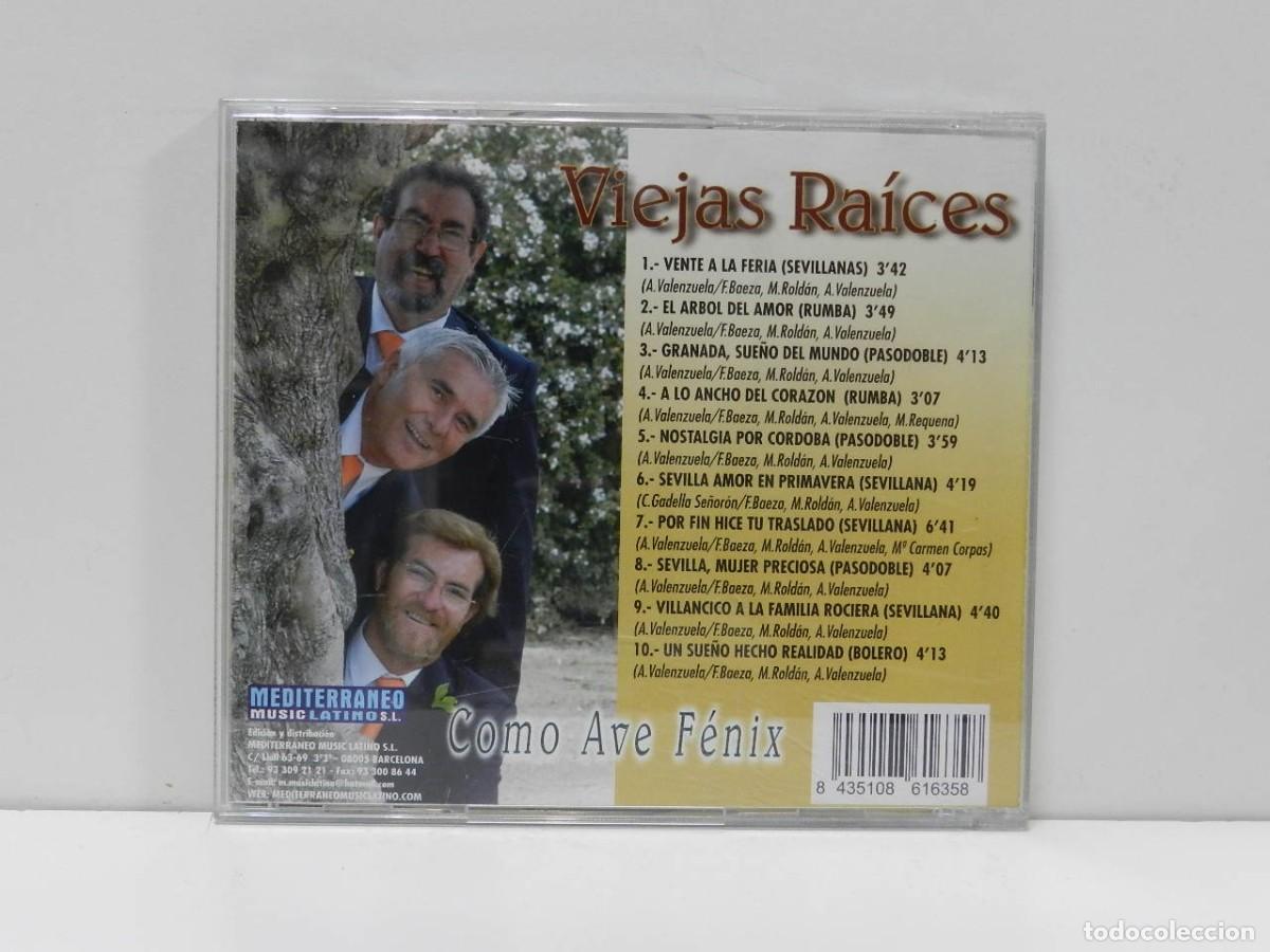 CDs de m&uacute;sica: DISCO CD. Viejas Ra&iacute;ces &ndash; Como Ave F&eacute;nix. COMPACT DISC. - Foto 2