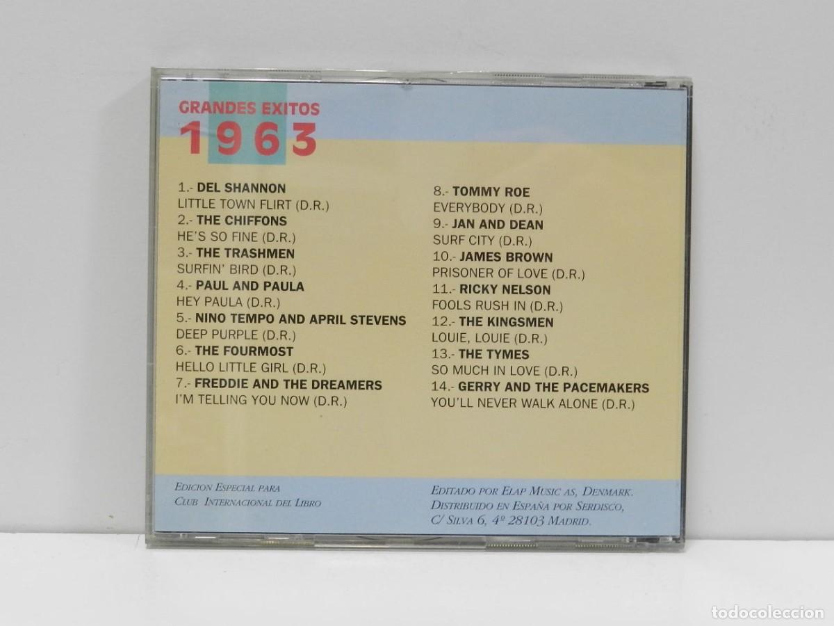 CDs de m&uacute;sica: DISCO CD. Grandes &Eacute;xitos 1963 &ndash; Los 60 De Los 60. COMPACT DISC. - Foto 2