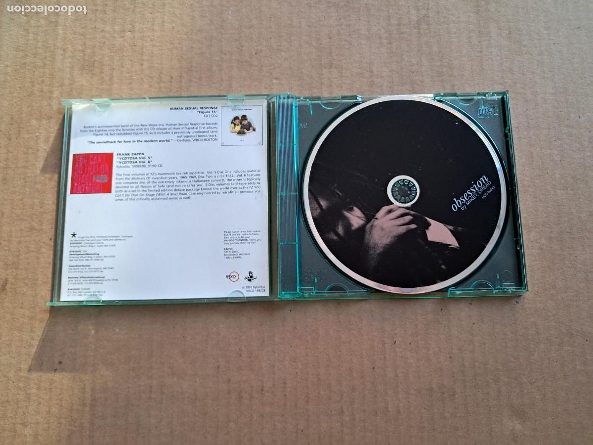 CDs de m&uacute;sica: MIKEY DREAD - OBSESSION CD 1992 REGGAE - Foto 2