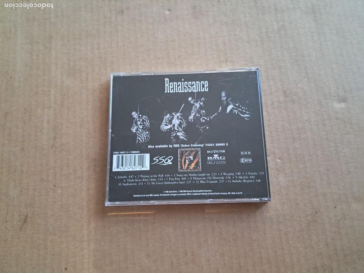 CDs de m&uacute;sica: SOWETO STRING QUARTET - RENAISSANCE CD 1996 - Foto 3