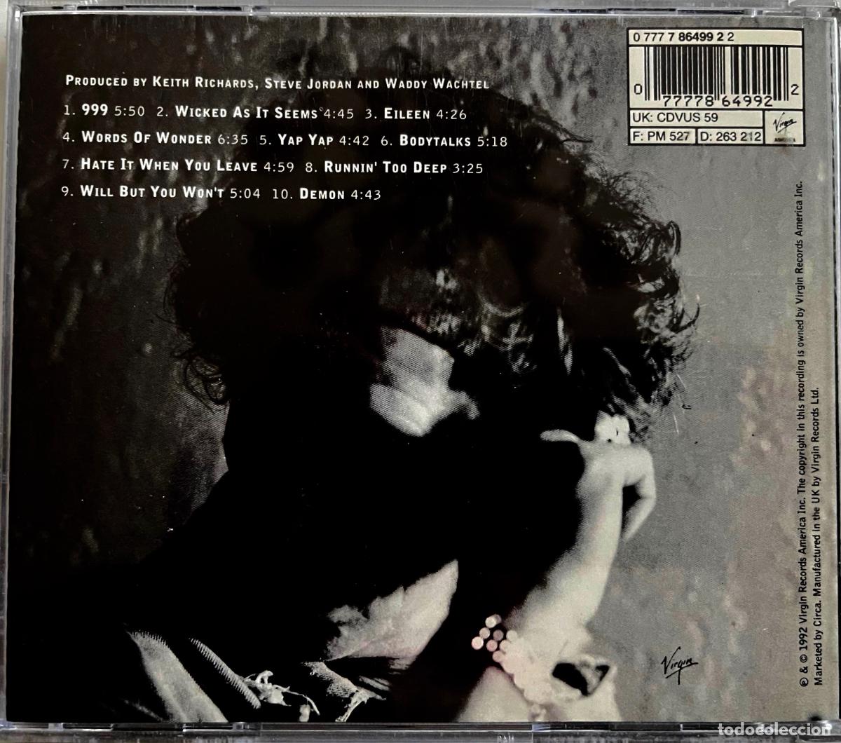 CDs de m&uacute;sica: KEITH RICHARDS (ROLLING STONES). MAIN OFFENDER. CD UK Y COMO NUEVO - Foto 2