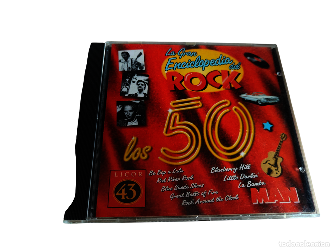 Music CDs: SCD222 La Gran Enciclopedia del Rock los 50 CD SEGUNDA MANO