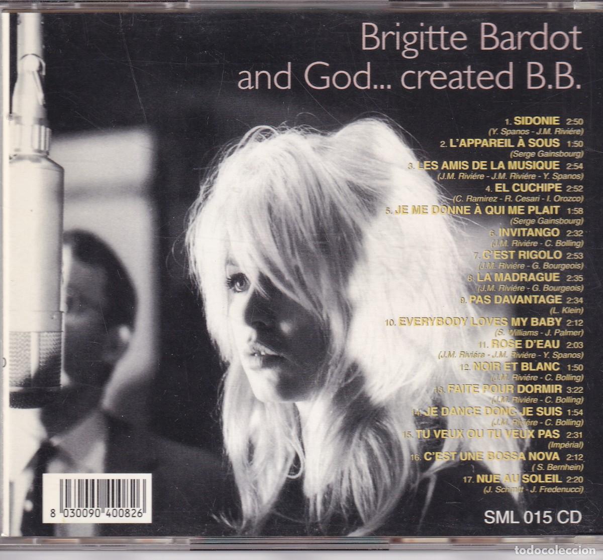 CDs de m&uacute;sica: Brigitte Bardot - And God created... B. B. - Foto 2