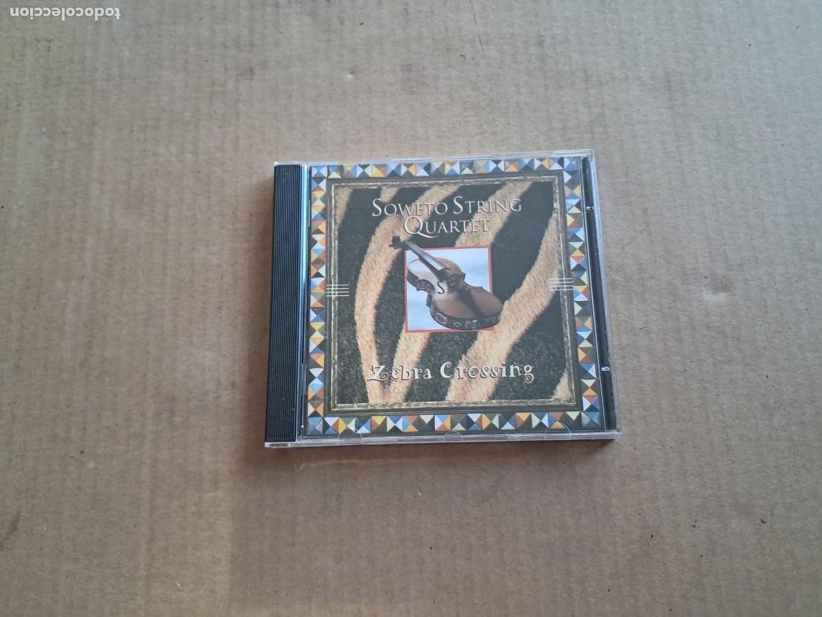 CDs de m&uacute;sica: SOWETO STRING QUARTET - ZEBRA CROSSING CD 1996 JAZZ - Foto 1