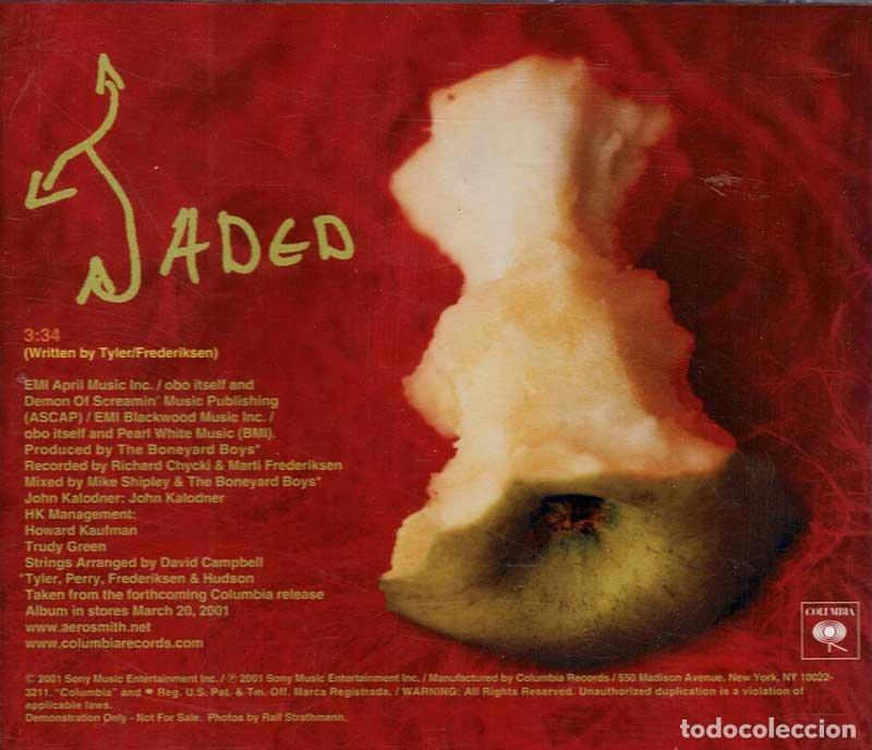 CDs de m&uacute;sica: Aerosmith - Jaded. CD Single Promo - Foto 2