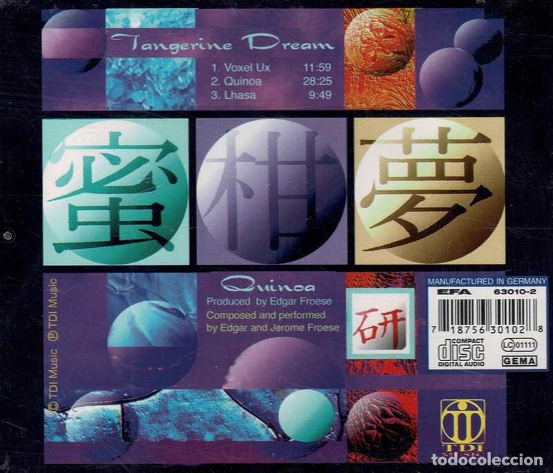 CDs de m&uacute;sica: Tangerine Dream - Quinoa. CD - Foto 2