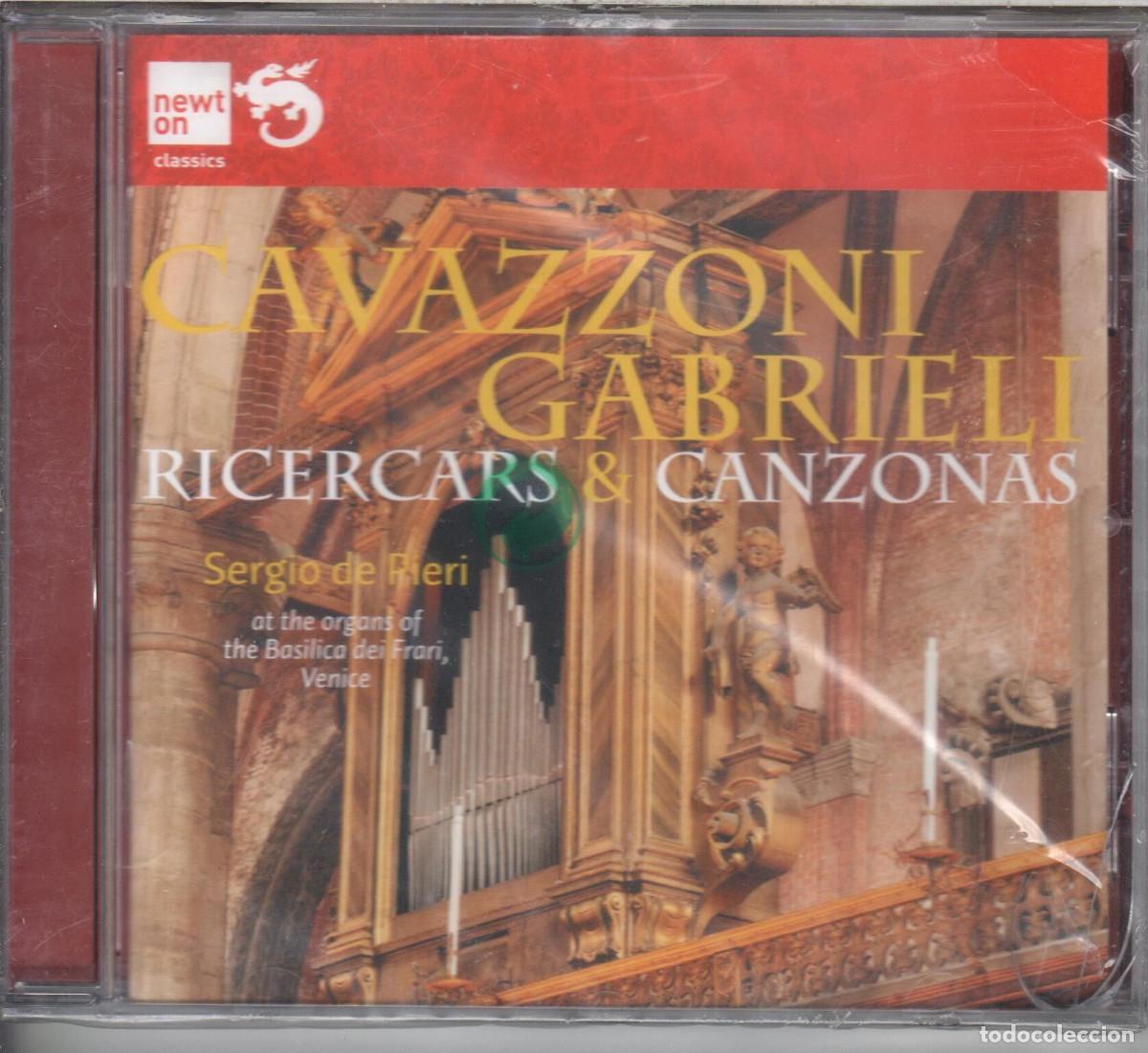 Music CDs: A y G Gabrieli, Cavazzoni: Ricercaris y Canzonas Nuevo precintado