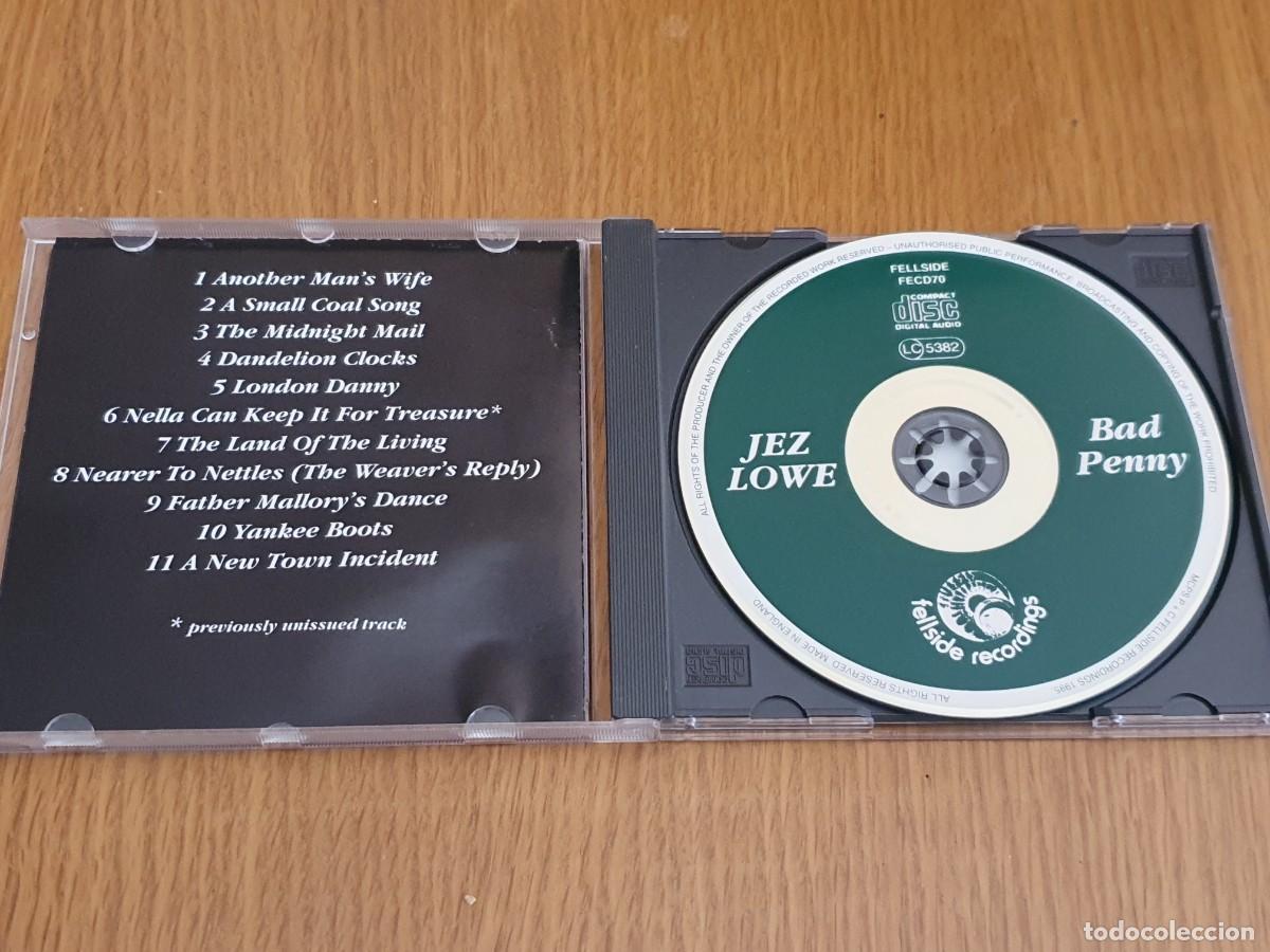 CDs de m&uacute;sica: CD Jez Lowe&nbsp;&ndash;&nbsp;Bad Penny - 1995 UK - Foto 2
