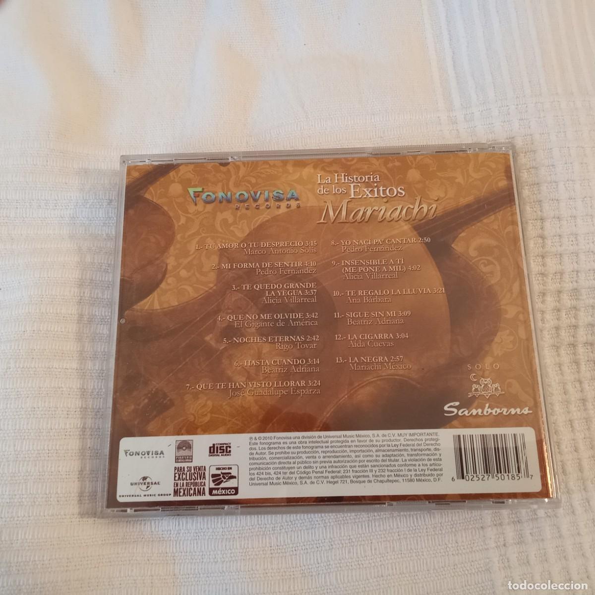 CDs de m&uacute;sica: LA HISTORIA DE LOS EXITOS MARIACHI - Foto 3