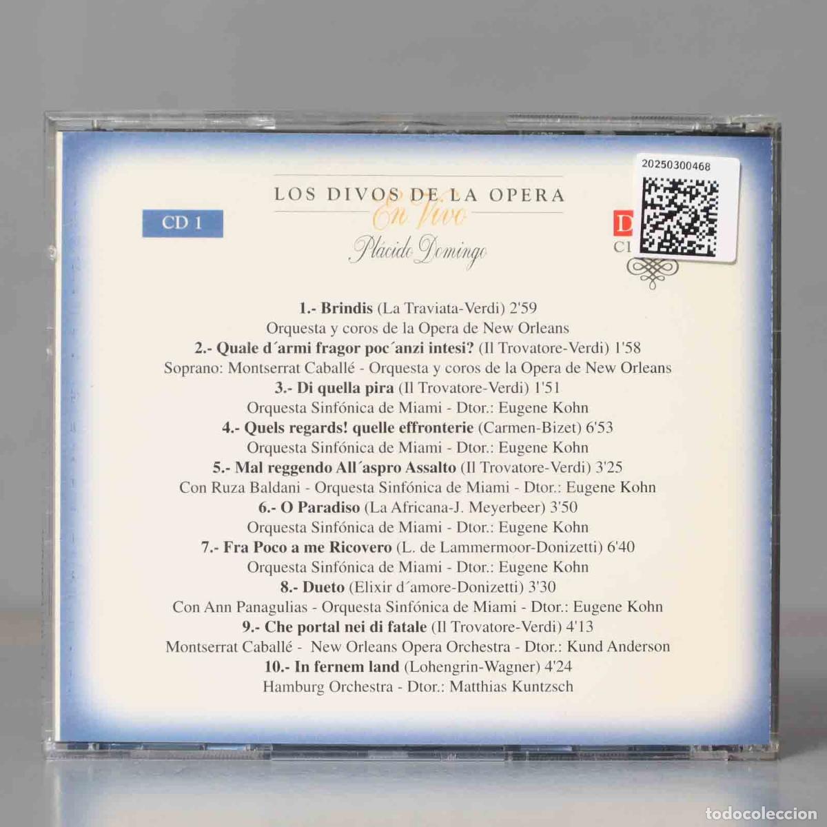 CDs de m&uacute;sica: CD. PLACIDO DOMINGO EN VIVO - Foto 2