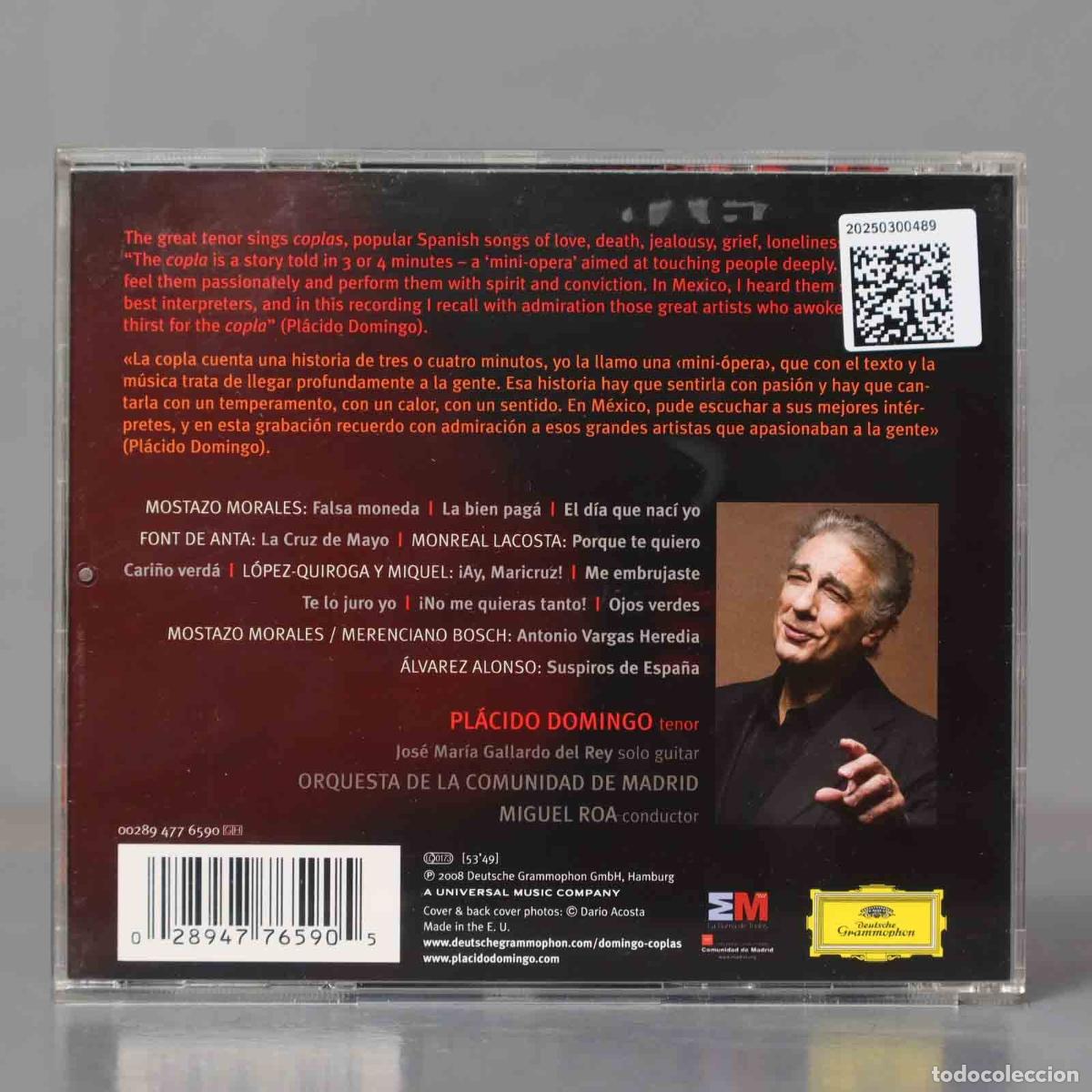 CDs de m&uacute;sica: CD. Pasi&oacute;n Espa&ntilde;ola. DOMINGO - Foto 2