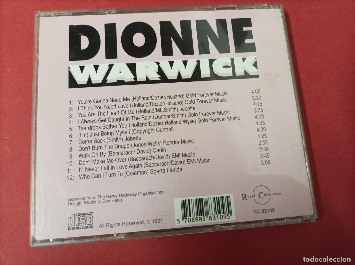 CDs de m&uacute;sica: CD MUSICA DIONNE WARWICK - Foto 4