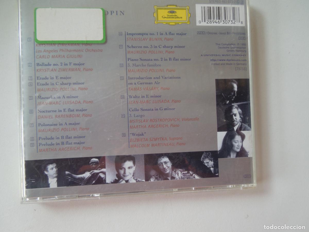 CDs de m&uacute;sica: CHOPIN - SAMPLER - COMPLETE EDITION - POLLINI - BUNIN - ZIMERMAN ... CD 1999 - Foto 3