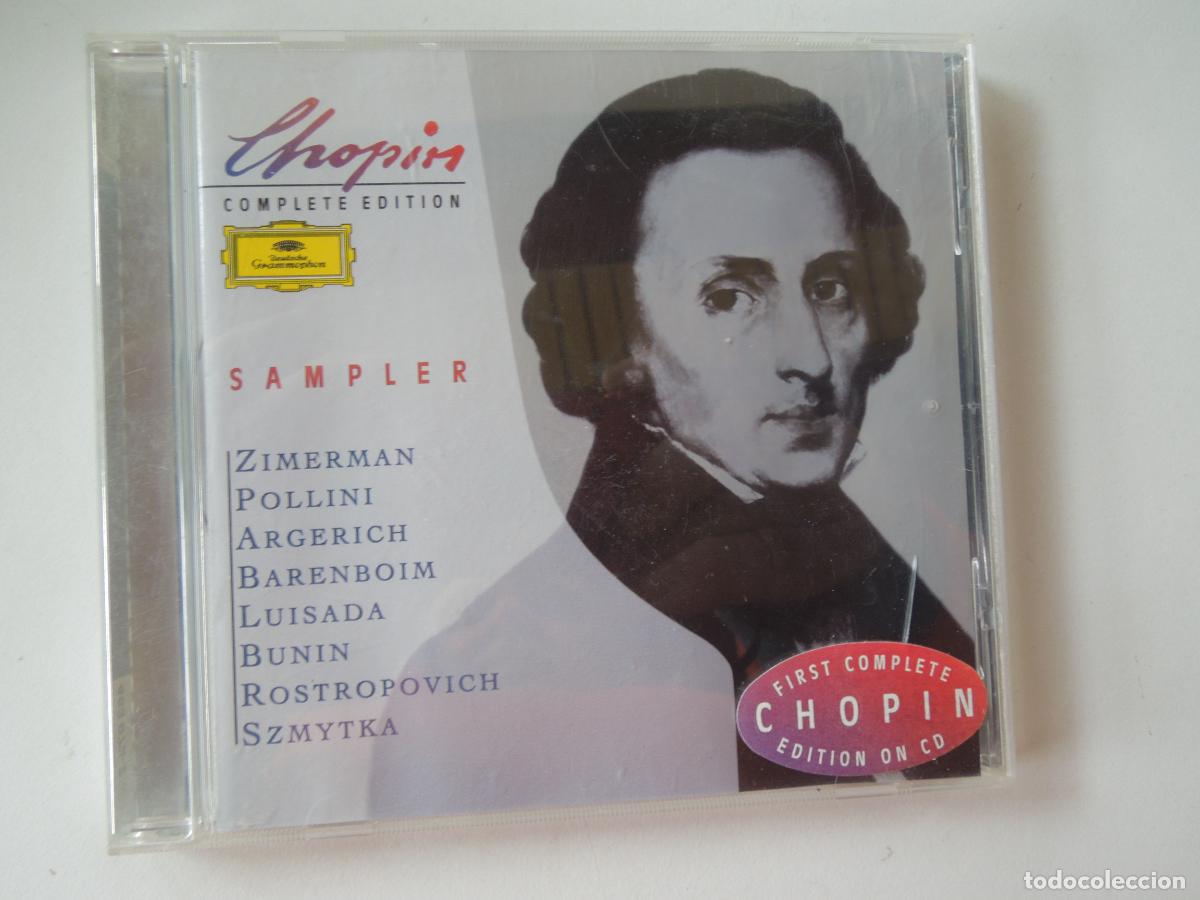CDs de m&uacute;sica: CHOPIN - SAMPLER - COMPLETE EDITION - POLLINI - BUNIN - ZIMERMAN ... CD 1999 - Foto 1