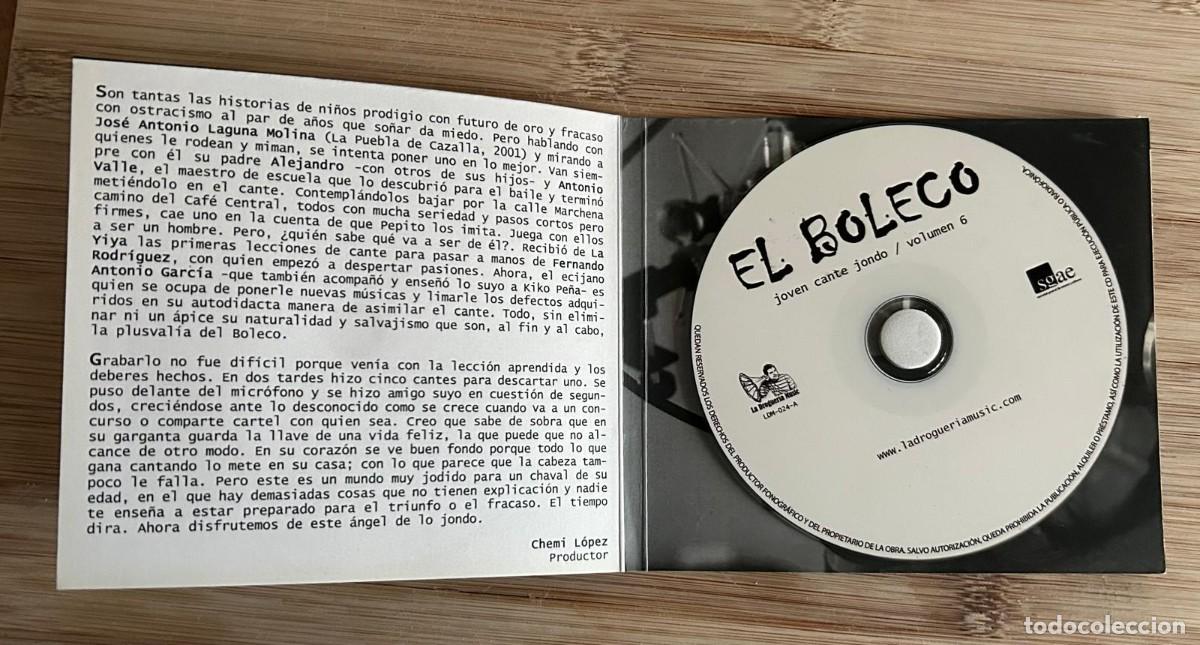CDs de m&uacute;sica: EL BOLECO - CD - JOVEN CANTE JONDO - Foto 2