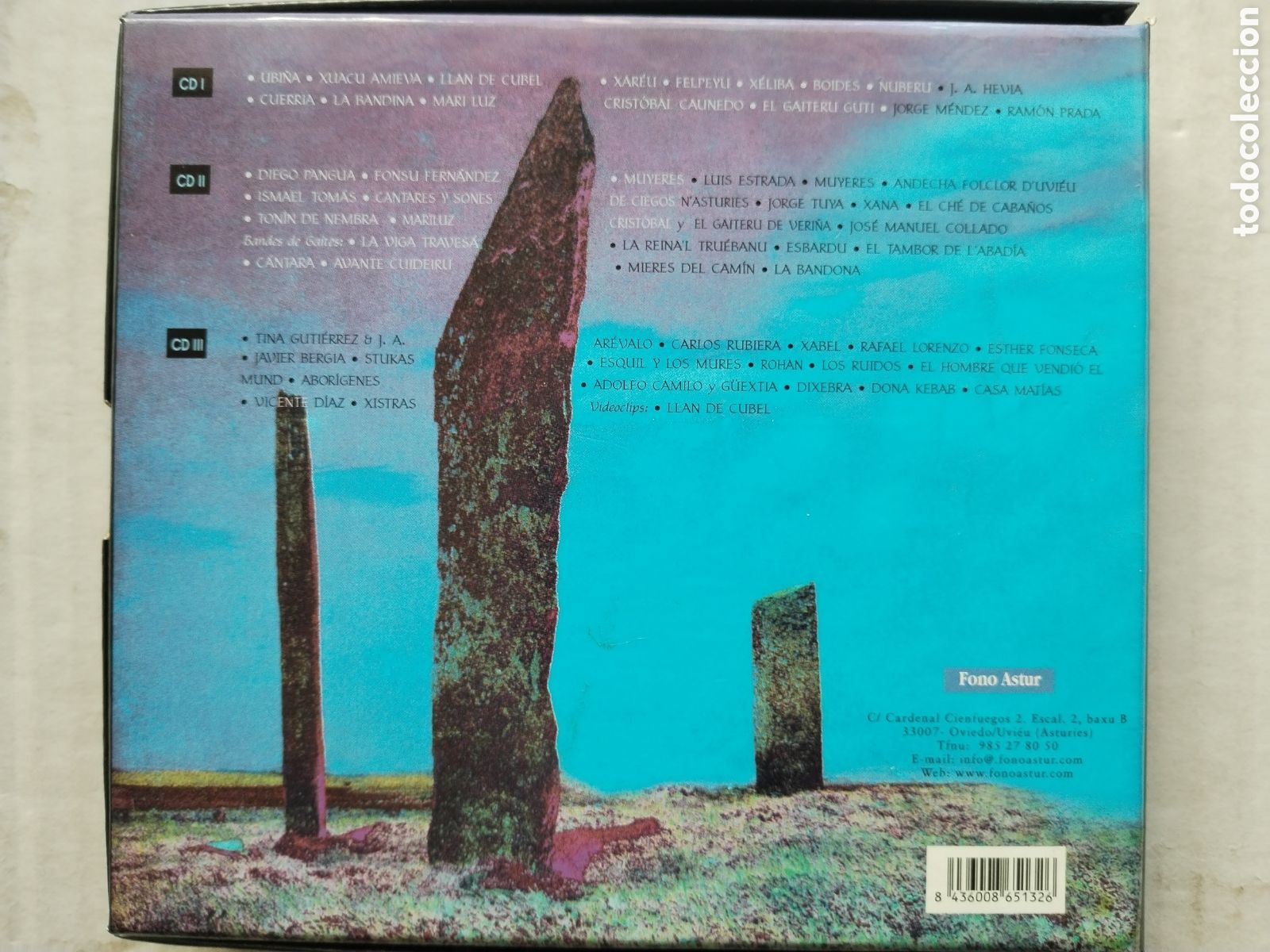 CDs de m&uacute;sica: CD NEL CANTU/LA MEMORIA 3CDS - Foto 3