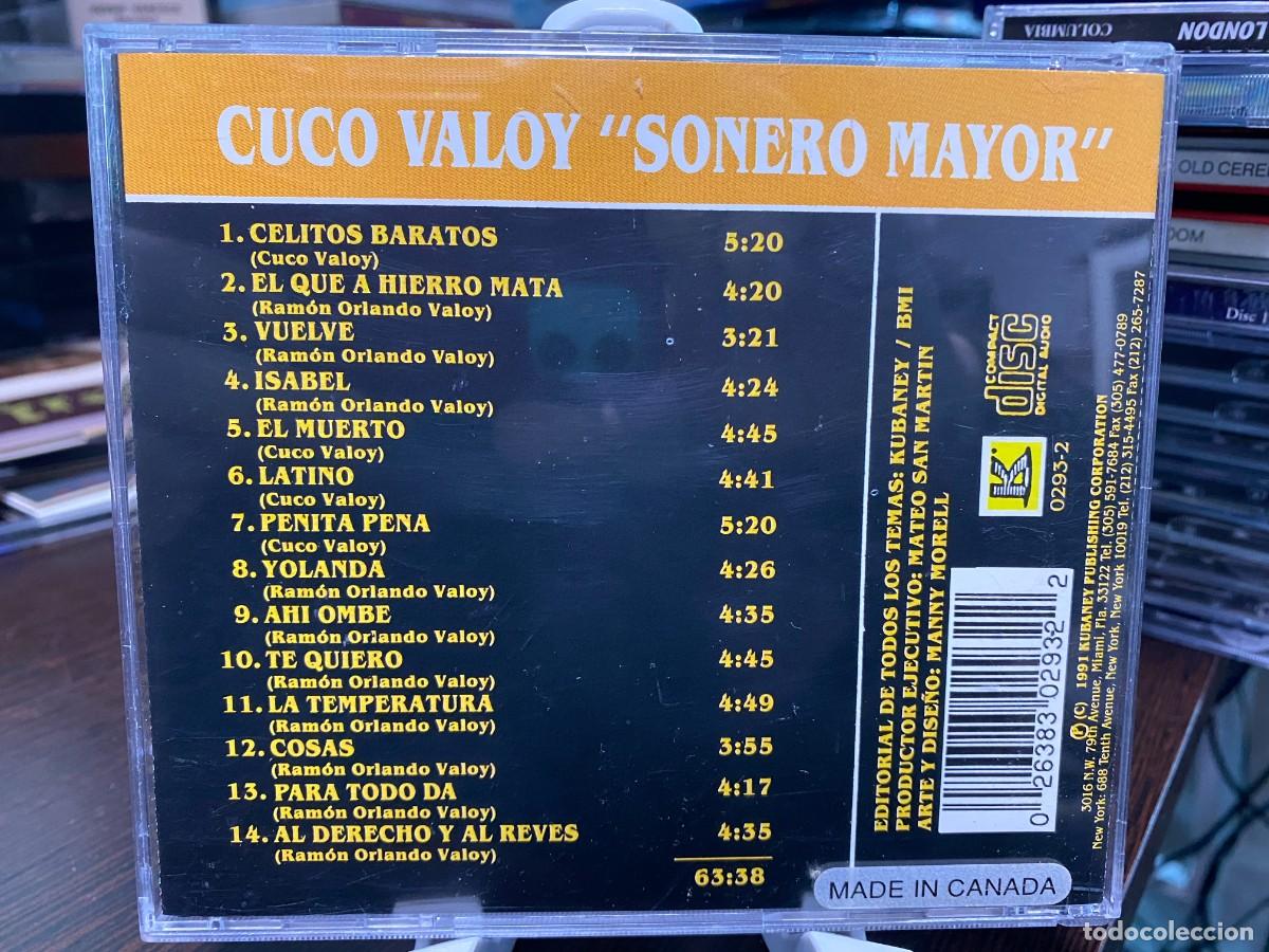CDs de m&uacute;sica: Cuco Valoy - Sonero Mayor (CD) - Foto 2