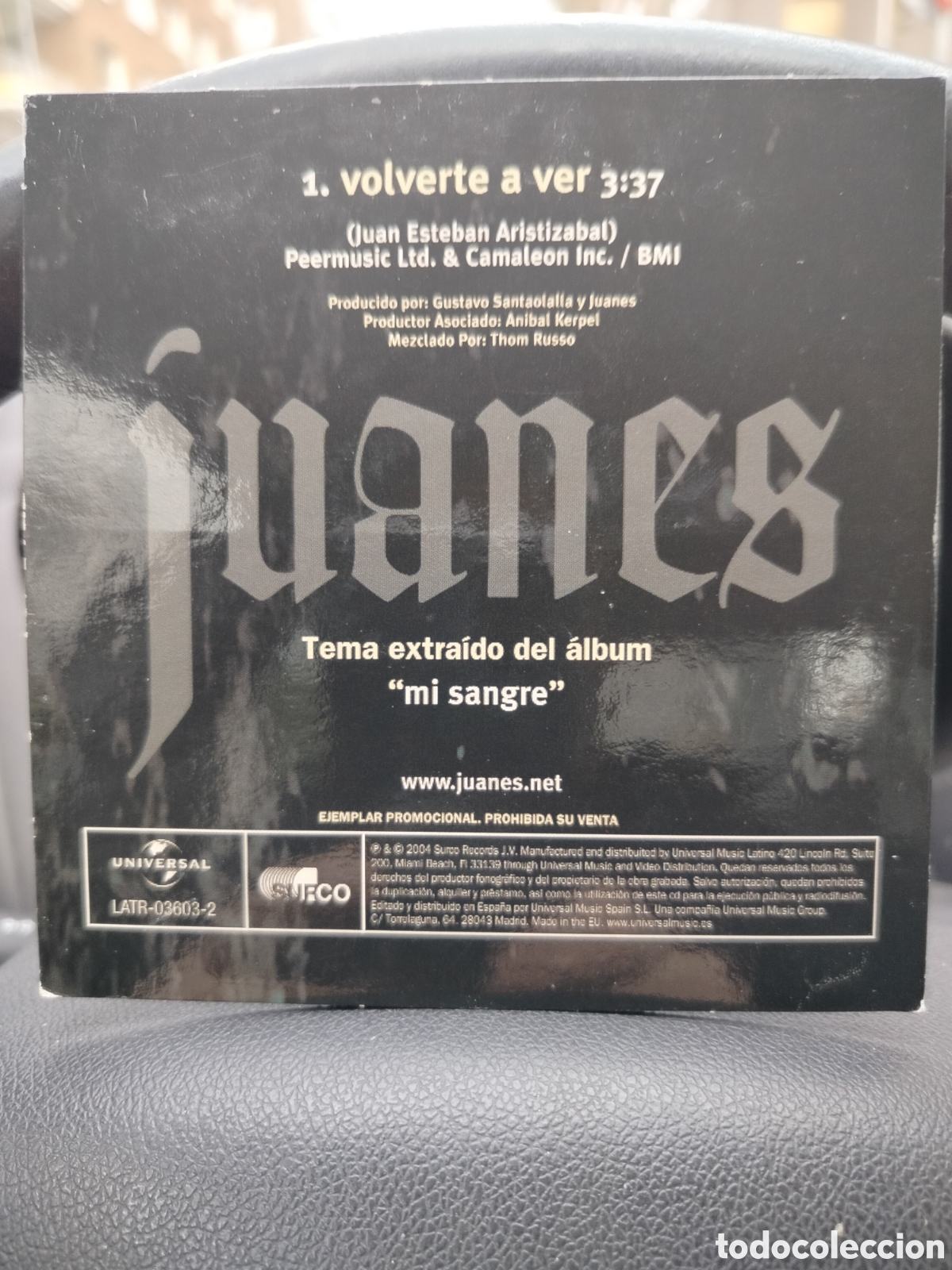 CDs de m&uacute;sica: Juanes CD Single Promo - Foto 2