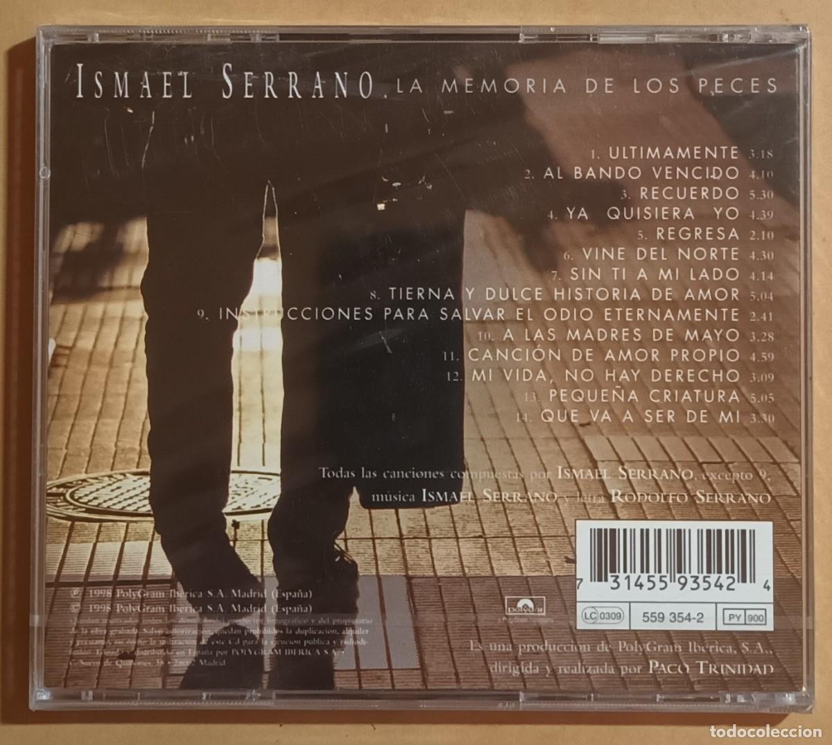 CDs de m&uacute;sica: CD - ISMAEL SERRANO - LA MEMORIA DE LOS PECES *** PRECINTADO - Foto 2