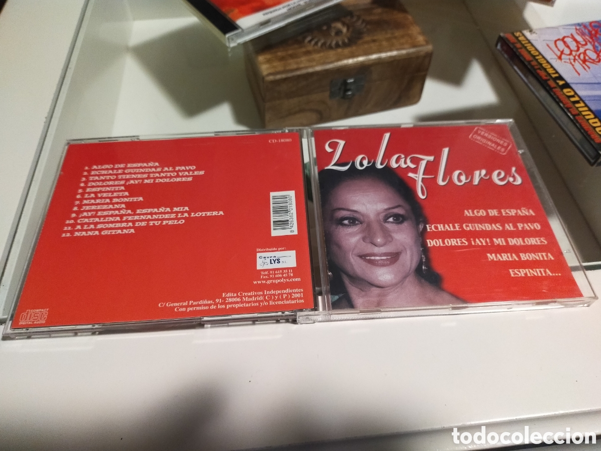 CDs de m&uacute;sica: Lola flores CD 12 temas 2001 - Foto 1