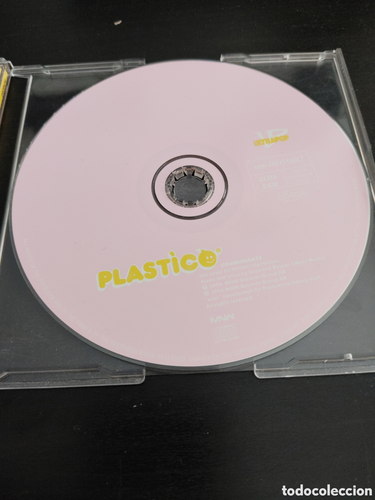 CDs de m&uacute;sica: Plastico&nbsp;&ndash;&nbsp;Communicate. Cd maxi single 1996 Alemania - Foto 2