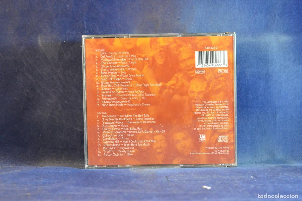 CDs de m&uacute;sica: VARIOUS &ndash; WOODSTOCK 94 - 2 CD - Foto 2