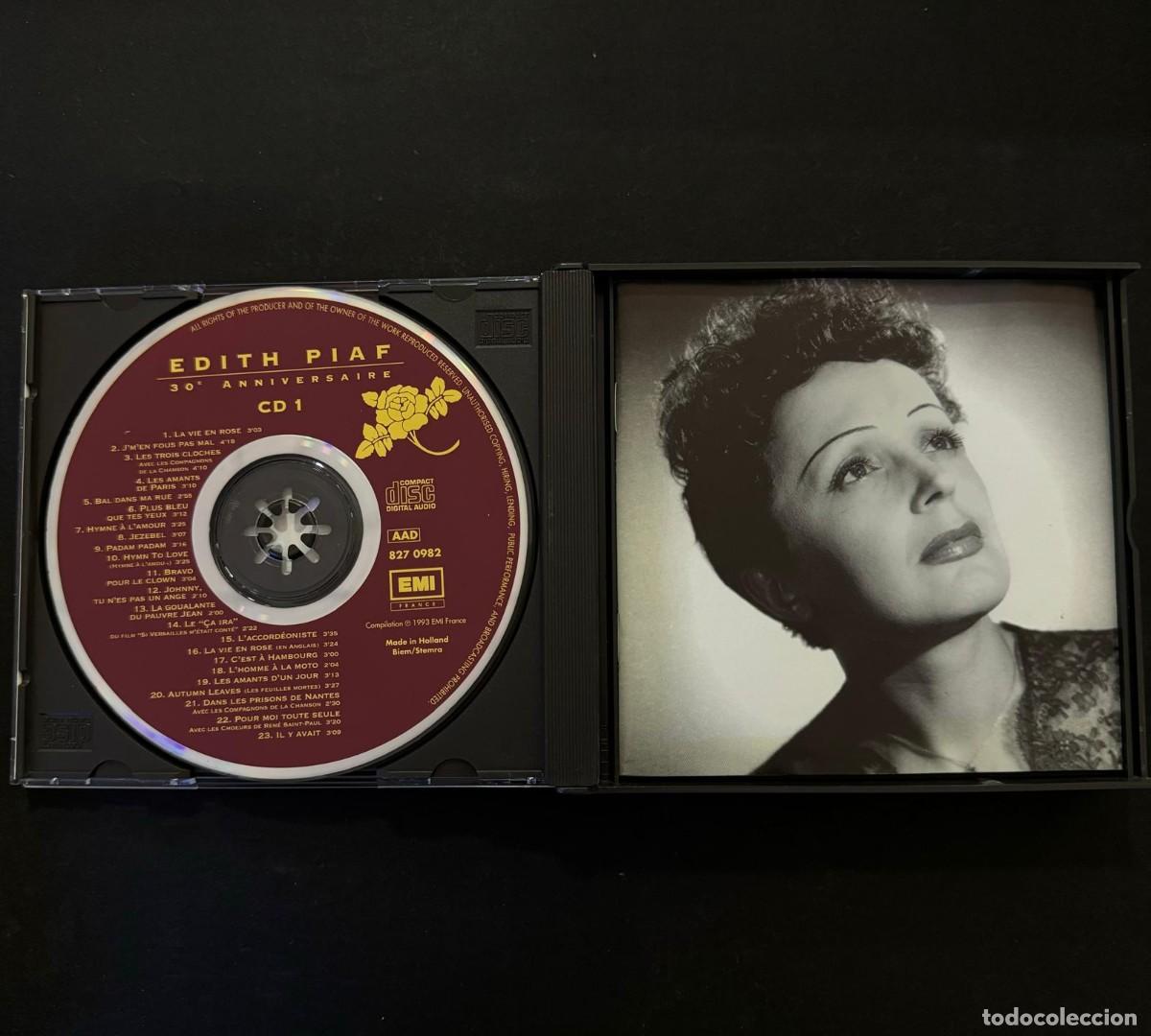 CDs de m&uacute;sica: Edith Piaf 30 Anniversaire 2CD - Foto 3