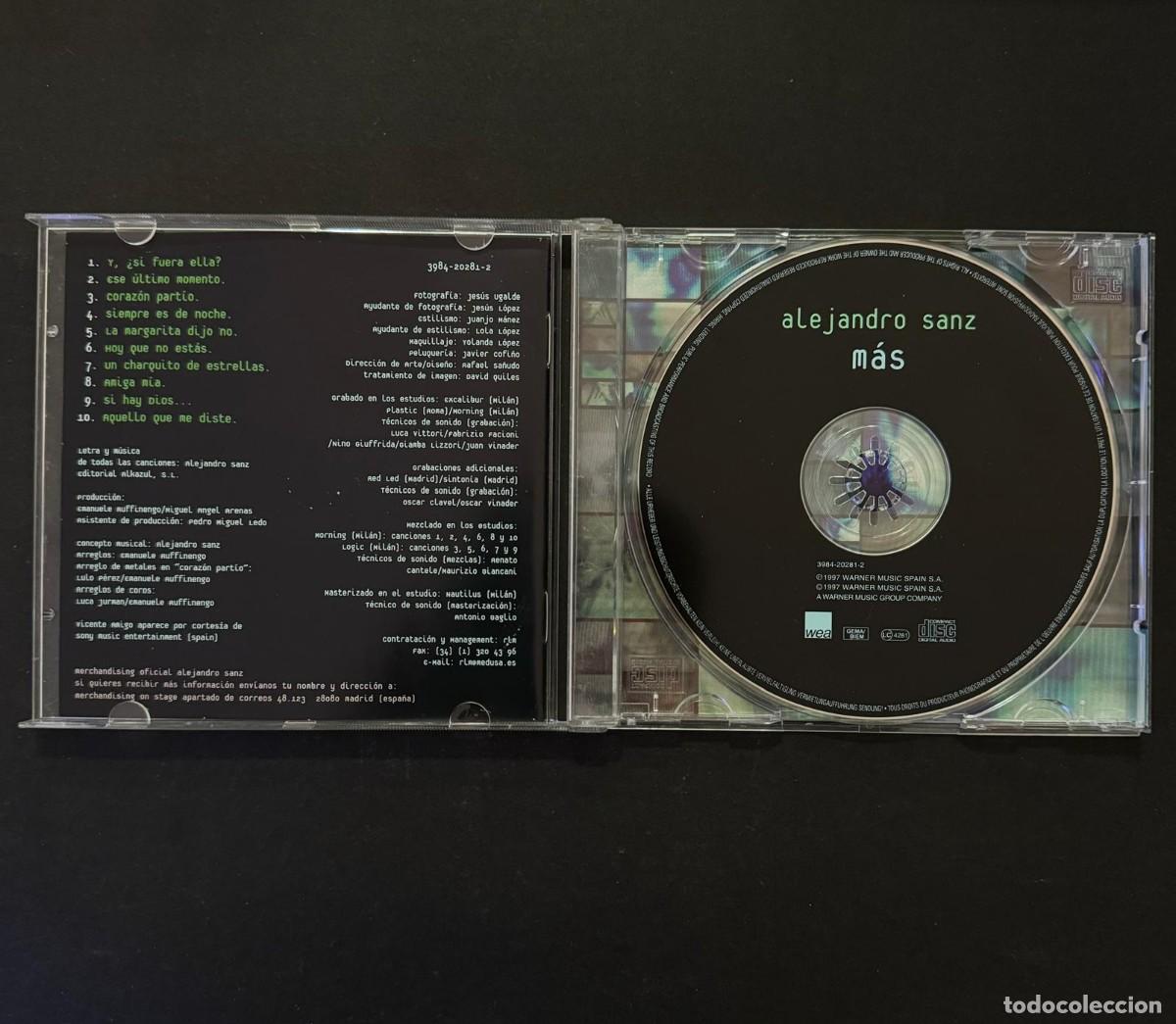CDs de m&uacute;sica: Alejandro Sanz M&aacute;s CD - Foto 3