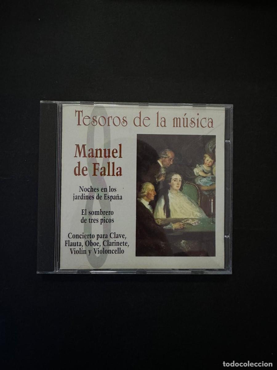 CDs de m&uacute;sica: Tesoros De La M&uacute;sica Manuel De Falla CD - Foto 1