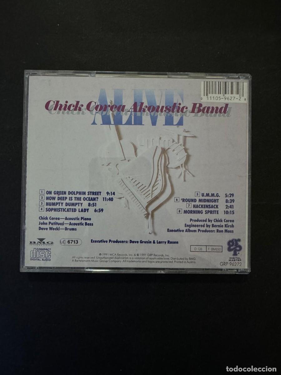 CDs de m&uacute;sica: Alive Chick Corea Akoustic Band CD - Foto 2
