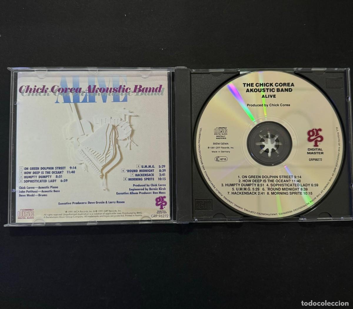 CDs de m&uacute;sica: Alive Chick Corea Akoustic Band CD - Foto 3