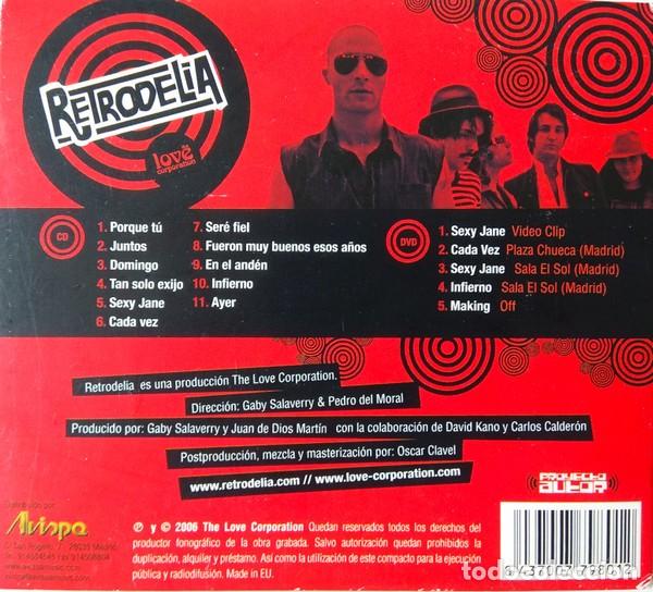 CDs de m&uacute;sica: Retrodelia &ndash; Retrodelia - CD+DVD - Foto 2