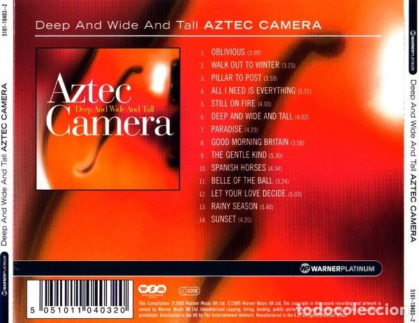 CDs de m&uacute;sica: Aztec Camera - Deep and Wide and Tall - Foto 2