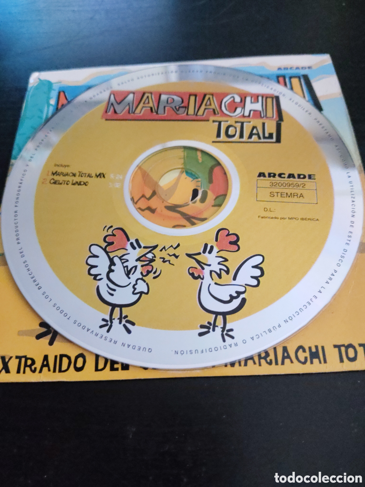 CDs de m&uacute;sica: Mariachi Total. Cd maxi single 1996 Espa&ntilde;a - Foto 3