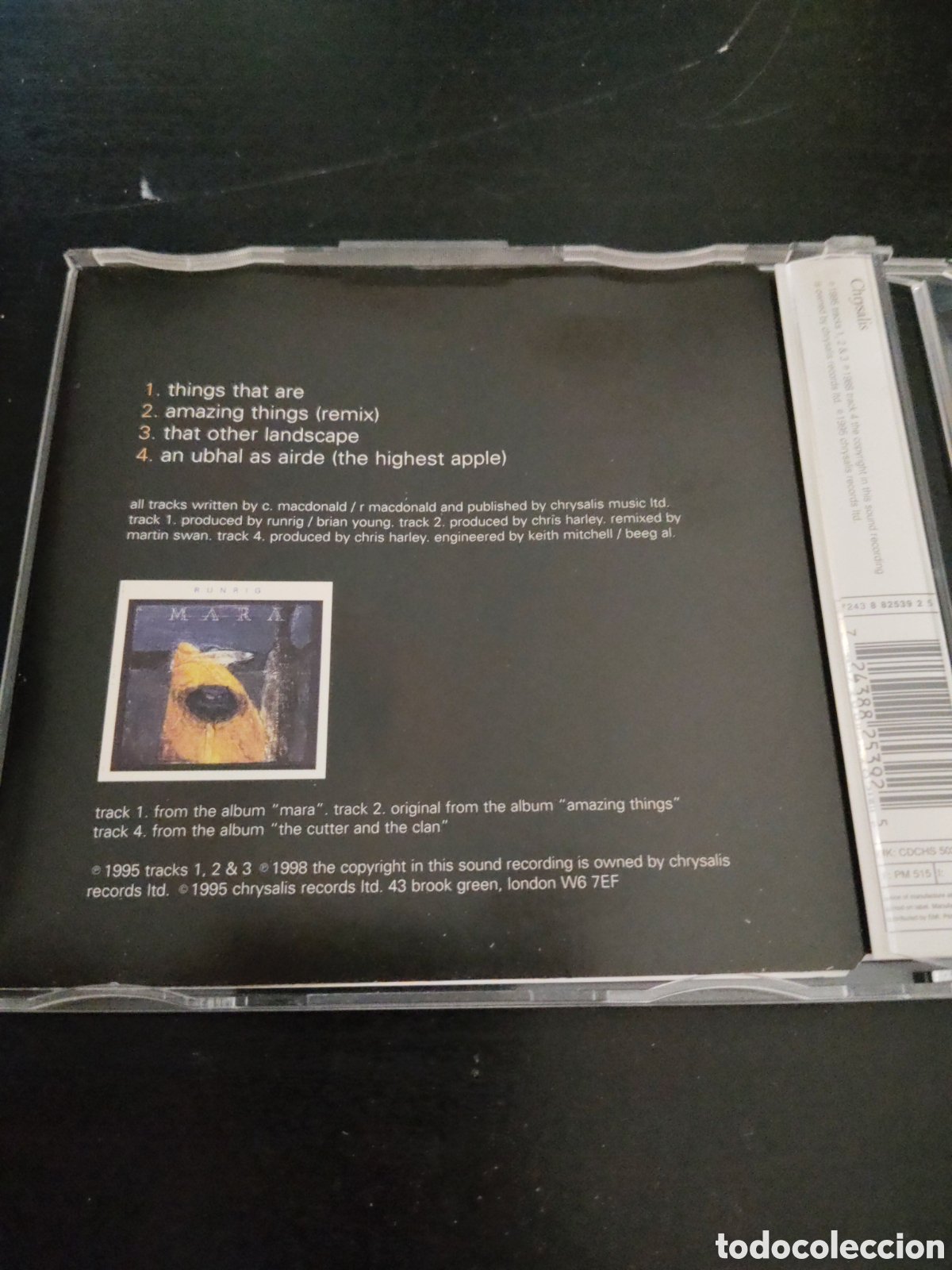 CDs de m&uacute;sica: Runrig&nbsp;&ndash;&nbsp;Things That Are. Cd single 1995 Europa - Foto 3