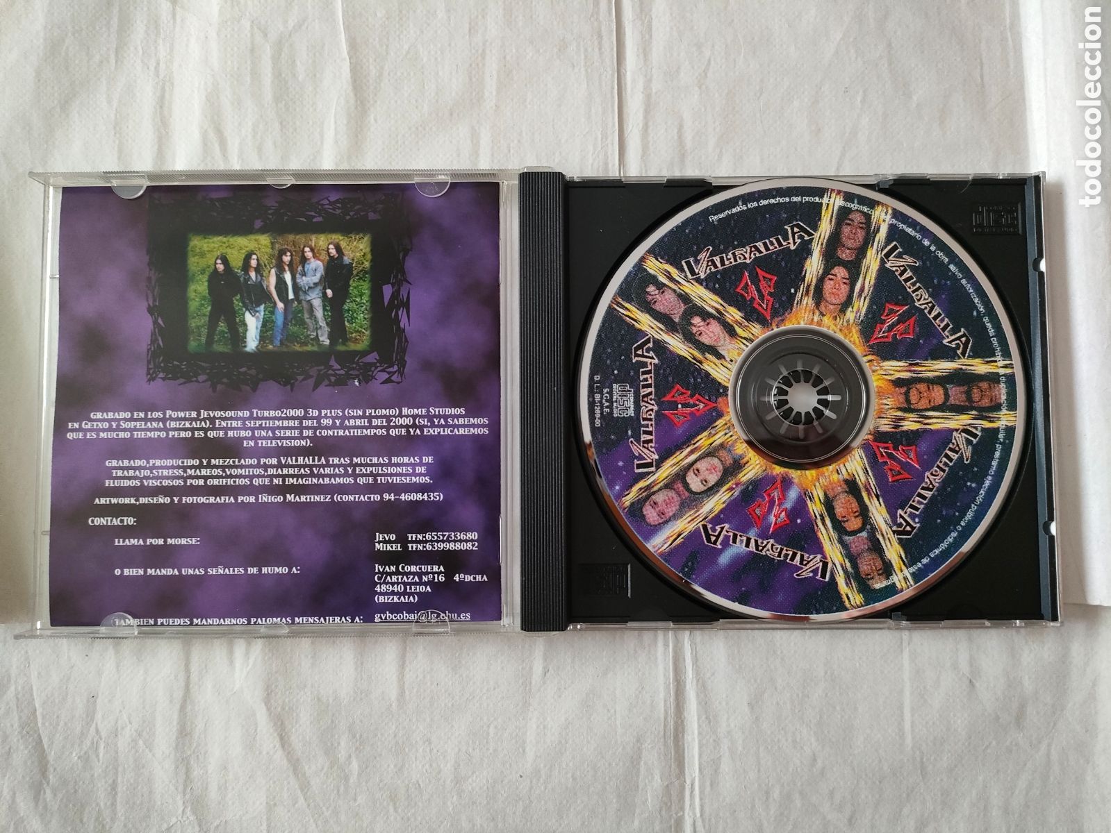 CDs de m&uacute;sica: CD Valhalla. Beyond the underworld. 2000. Agnat records. - Foto 4