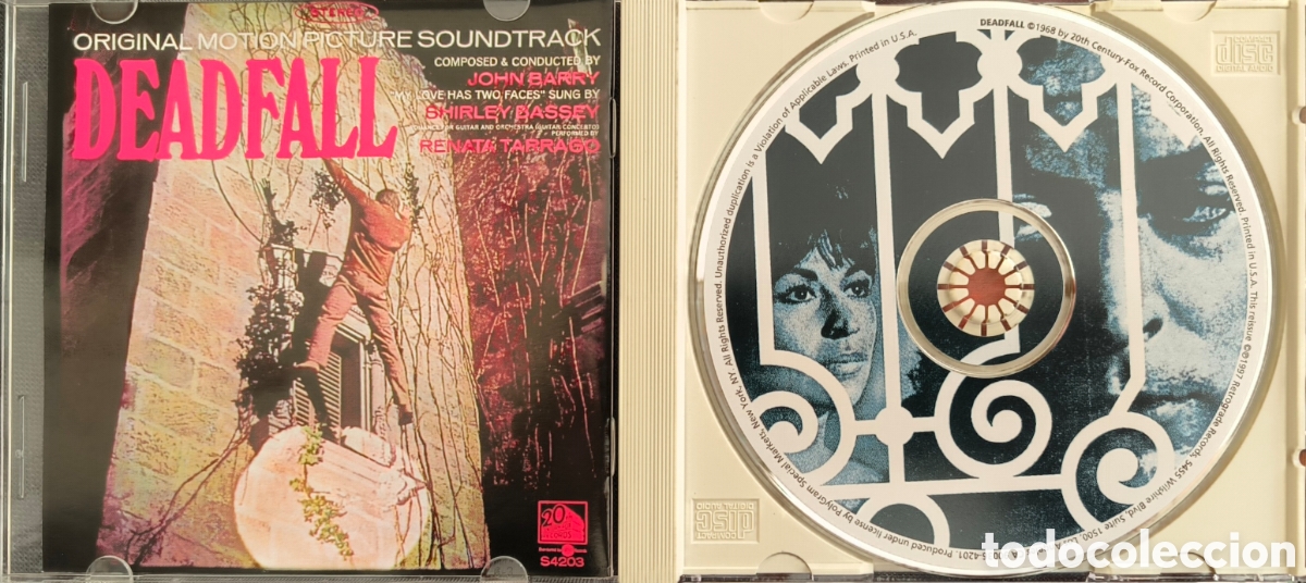 CDs de m&uacute;sica: Cd DEADFALL. JOHN BARRY. SHIRLEY BASSEY. - Foto 2