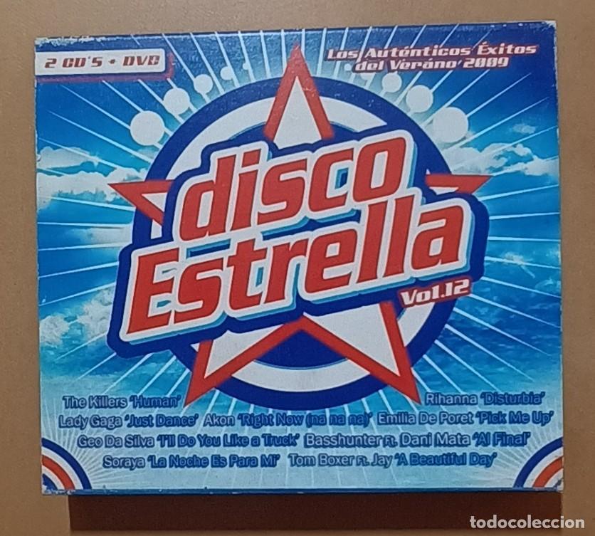 CDs de m&uacute;sica: CD DOBLE + DVD - DISCO ESTRELLA - LOS AUT&Eacute;NTICOS &Eacute;XITOS DEL VERANO 2009 - Foto 1
