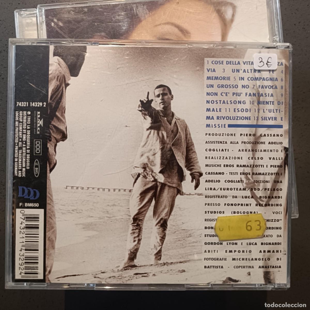 CDs de m&uacute;sica: Eros Ramazzotti - Tuute Storie - CD. - Foto 2