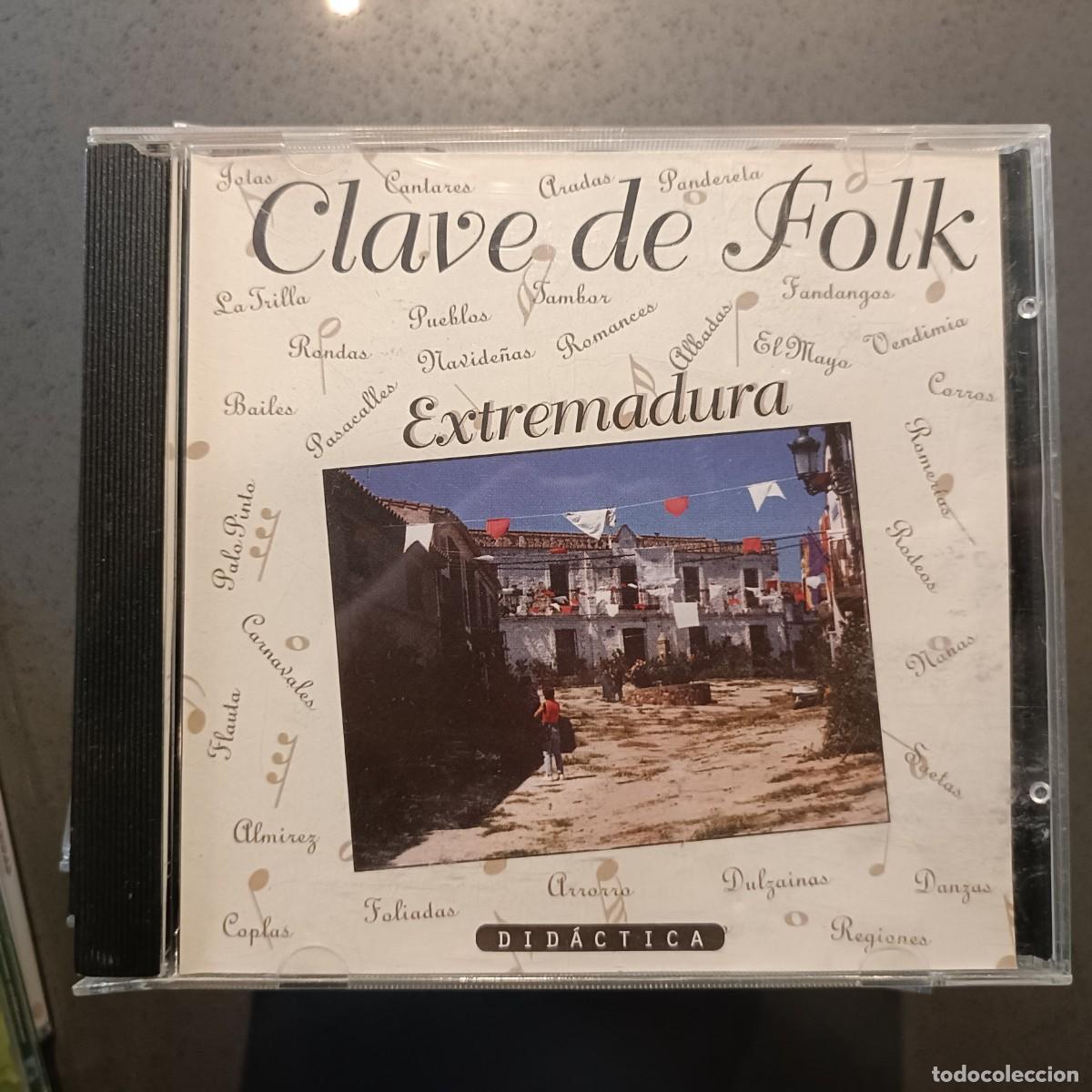CDs de m&uacute;sica: Clave de Folk - Extremadura - CD. - Foto 1