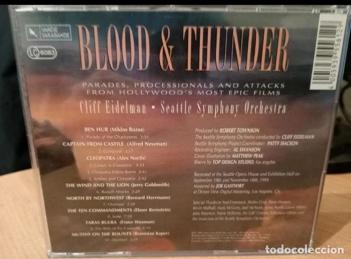 CDs de m&uacute;sica: CD SOUNDTRACK: BLOOD & THUNDER - Foto 3