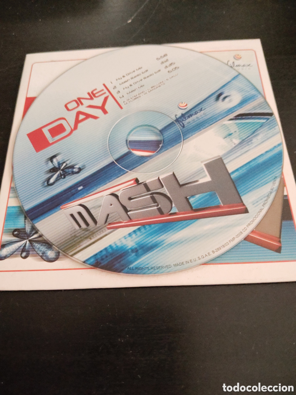 CDs de m&uacute;sica: Mash&nbsp;&ndash;&nbsp;One Day. Cd maxi single carton 2003 - Foto 3